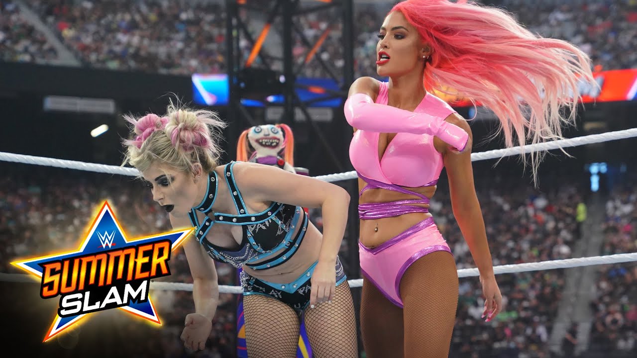 Eva Marie Slaps Lilly To Provoke Alexa Bliss SummerSlam WWE Network Exclusive