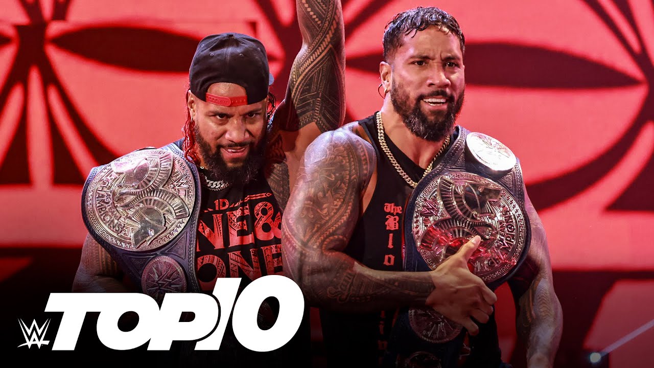 The Usos’ Best Wins Of Record-breaking Reign: WWE Top 10 #TheUsos ...