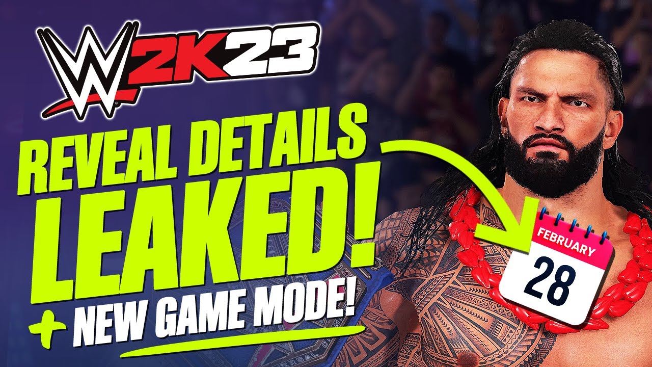 WWE 2K23: Reveal Event Leaked! New Game Mode Teased! #WWE2K23 ...