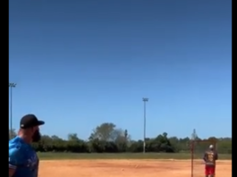 WATCH: Braun Strowman Crushes a Softball Testing a New Bat