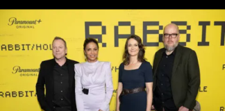 Kiefer Sutherland, Meta Golding, John Requa, and other stars attend New York screening of 'Rabbit Hole