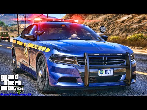 Playing GTA 5 As A POLICE OFFICER Highway Patrol| NYSP|| GTA 5 Lspdfr ...