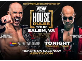 AEW House Rules: Claudio Castagnoli to Defend ROH Title Against Christopher Daniels