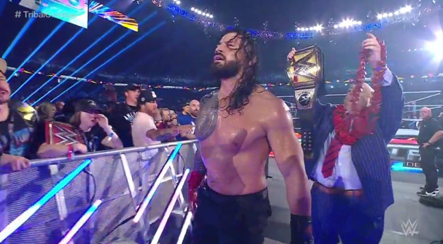 A Match For The Ages Roman Reigns Achieves Personal Milestone At Wwe Summerslam Wrestlesite