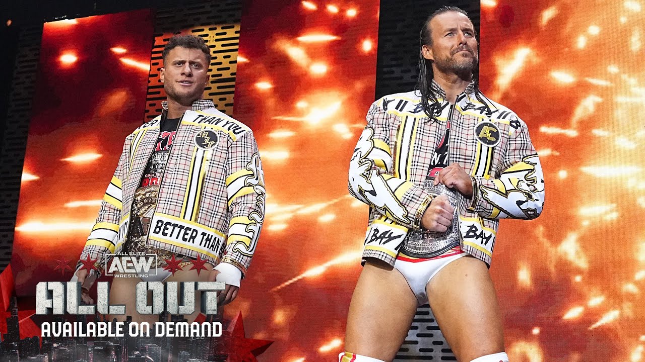 The Dynamic Duo MJF and Adam Cole's Grand Entrance at AEW All Out 2023