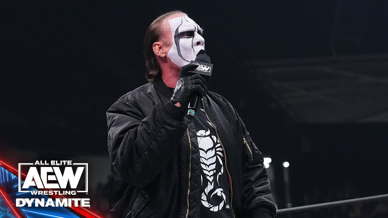 Sting's Momentous Address on AEW Dynamite WrestleSite Live Coverage