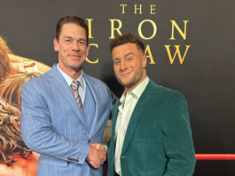 MJF and John Cena's Red Carpet Encounter at The Iron Claw Event