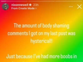Tegan Nox Claps Back at Body-Shaming Critics with Bold Instagram Post