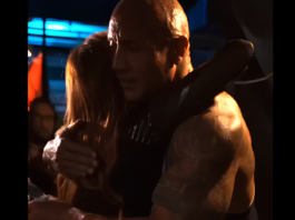 The Rock and Becky Lynch's Heartwarming Backstage Reunion on WWE Raw