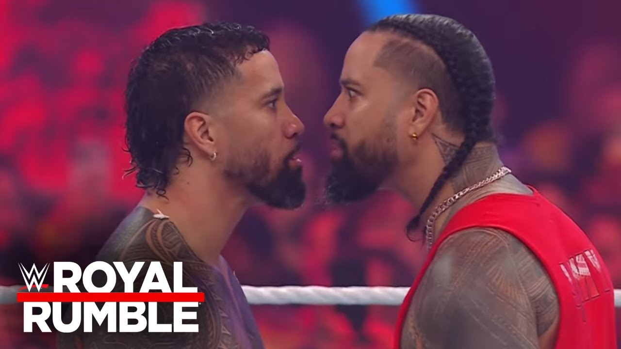 Jey and Jimmy Uso Come FacetoFace in Royal Rumble 2024 Royal Rumble