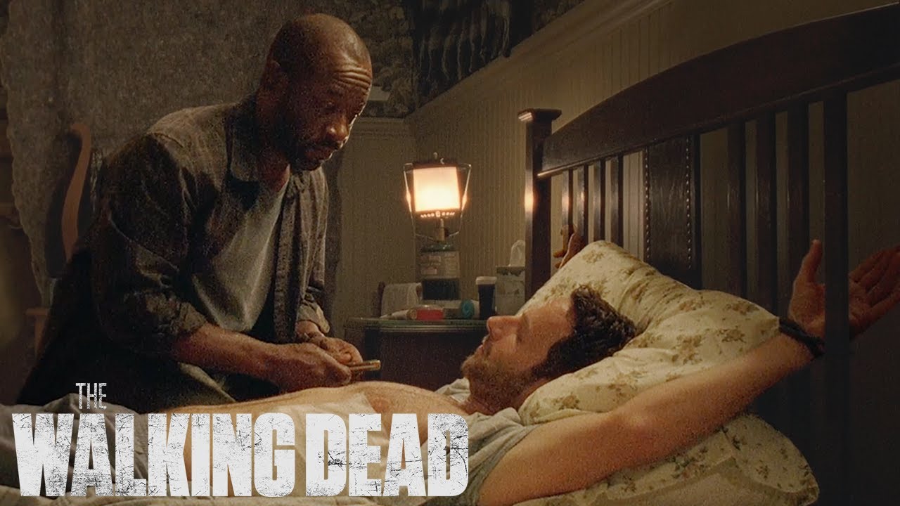 Morgan Spares Ricks Life In The Walking Dead Classic Scene Wrestlesite Live Coverage Of 8270