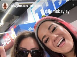 Bayley and Britt Baker's Unexpected Super Bowl LVIII Encounter