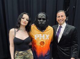 Saraya Lights Up Phoenix Suns Game with Mascot Suplex