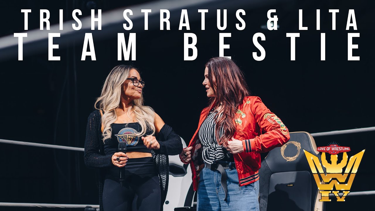 Trish Stratus & Lita Eye WWE Women's Tag Team Titles - WrestleSite ...