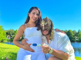 🎉 Exciting news from WWE star Dragon Lee! He and his wife are expecting their second child! 🍼✨ Wishing their growing family all the best! #WWE #DragonLee #FamilyAnnouncement