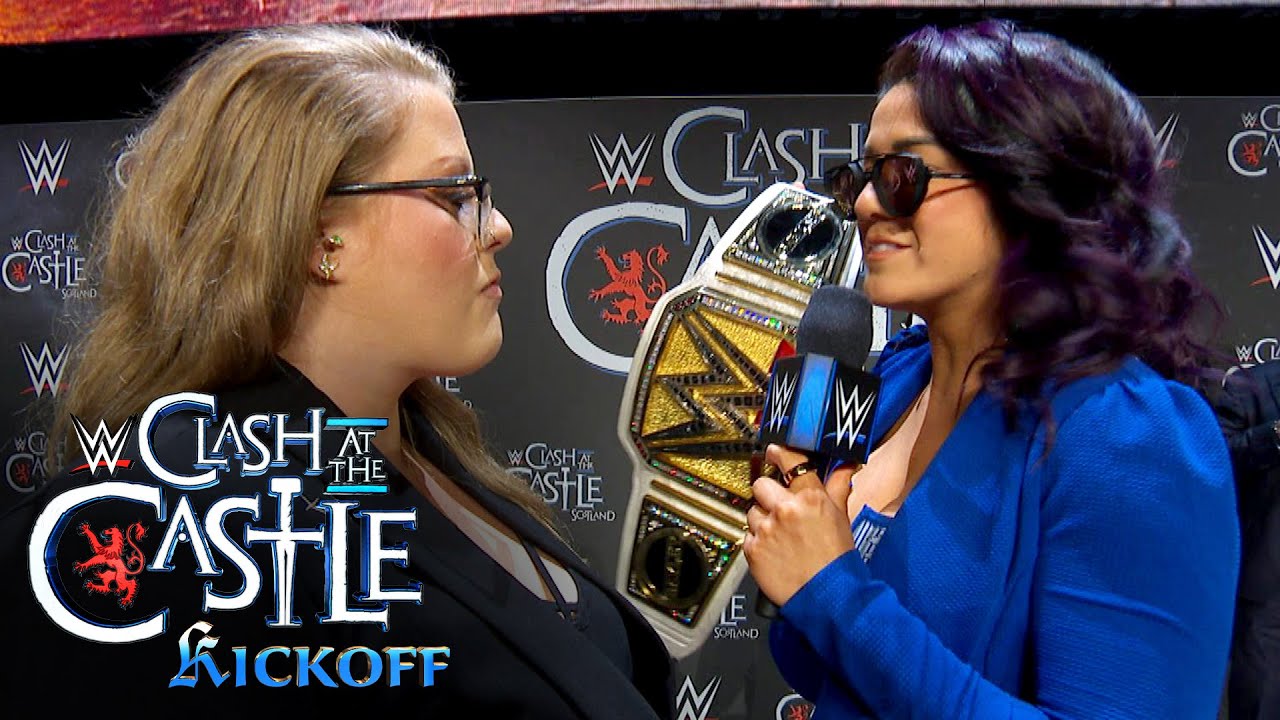 Bayley And Piper Niven Battle For Crowd Support At Clash At The Castle ...