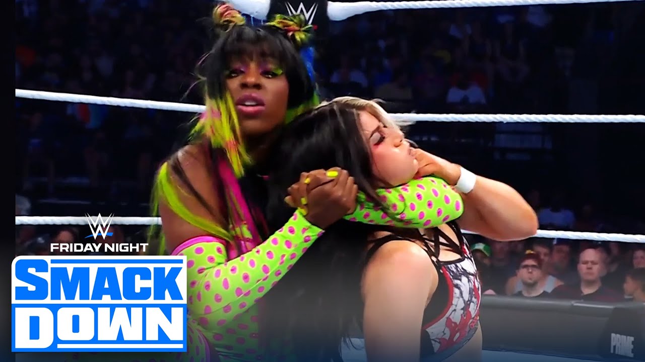 Naomi Tests Blair Davenport in SmackDown Debut - WrestleSite - Live ...