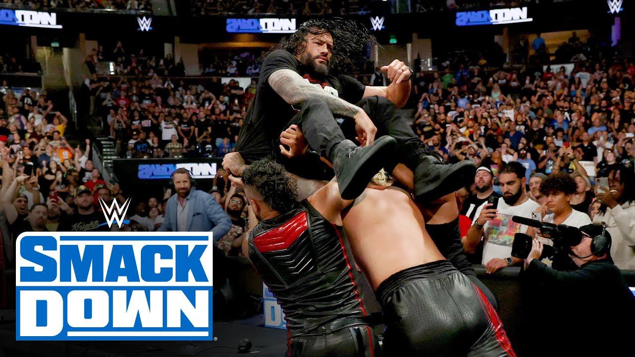 The Bloodline Brutally Assaults Roman Reigns on SmackDown - WrestleSite ...