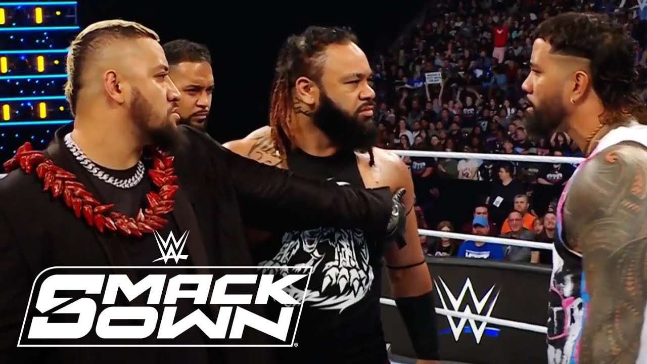 Jey Uso Confronts Solo Sikoa as Bloodline Drama Heats Up on SmackDown ...