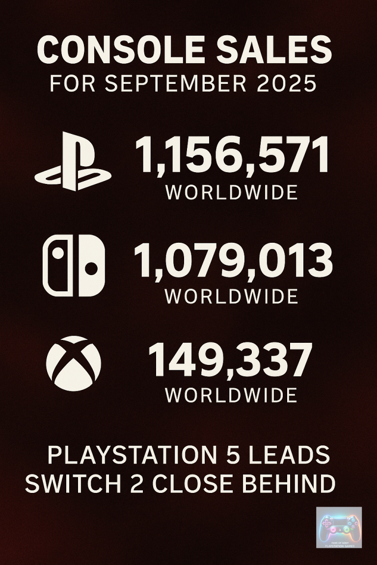 PlayStation 5 Tops Global Console Sales For September 2025