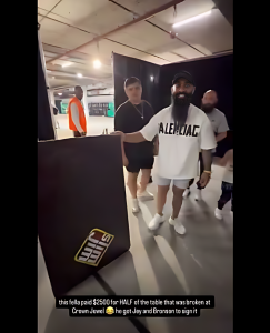 Fan Buys Broken WWE Crown Jewel Table Piece for $2,500