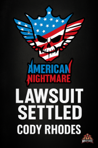 Cody Rhodes Reaches Settlement In “American Nightmare” Merch Dispute