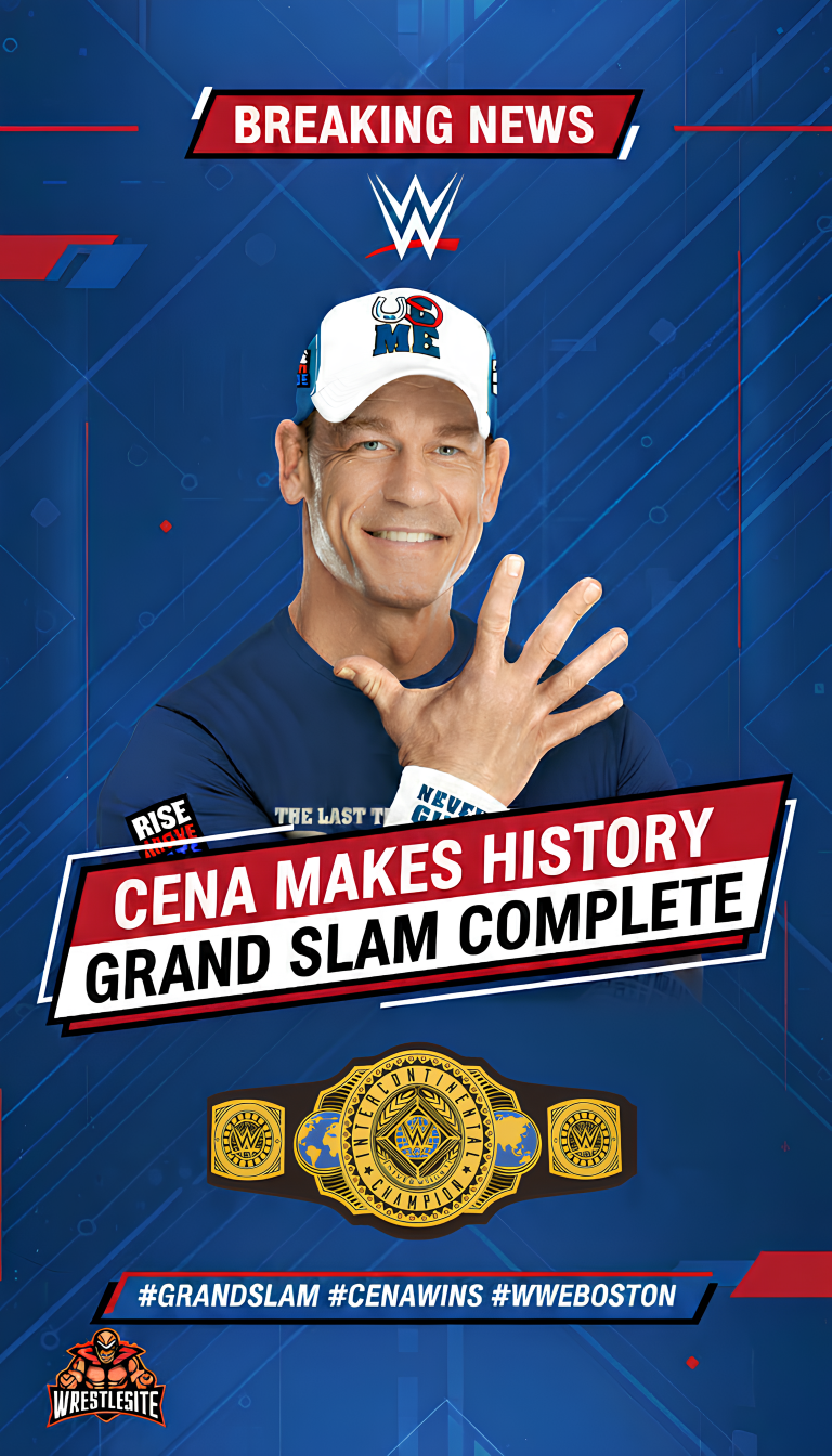 John Cena Wins Intercontinental Championship to Complete WWE Grand Slam
