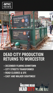 Walking Dead: Dead City Production Returns to Worcester Next Week