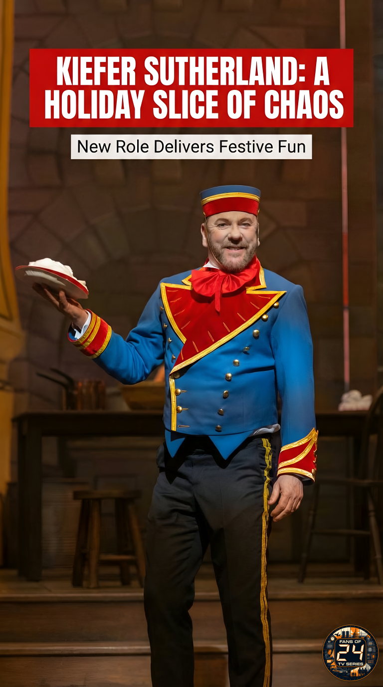 Kiefer Sutherland Embraces Pantomime in New Holiday Film Tinsel Town