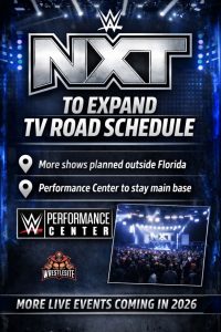 WWE Exploring Expanded Road Schedule for NXT Television