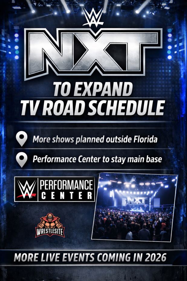 WWE Exploring Expanded Road Schedule for NXT Television