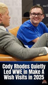 Cody Rhodes Quietly Led WWE in Make A Wish Visits in 2025