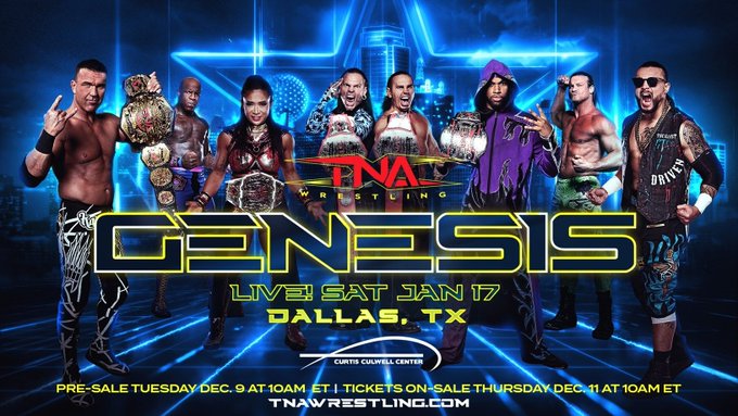 TNA Confirms Genesis 2026 Pay-Per-View Details