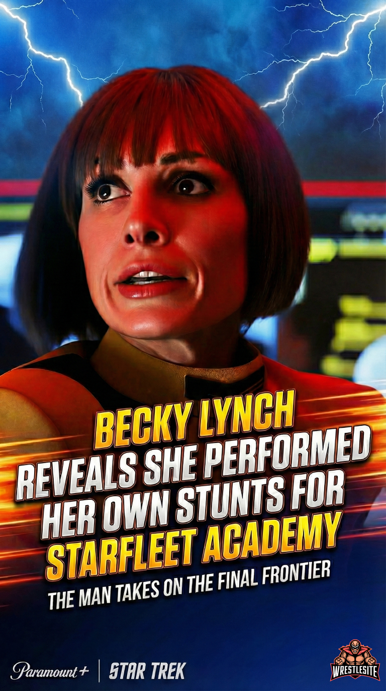 Becky Lynch Reveals She Performed Her Own Stunts for Starfleet Academy