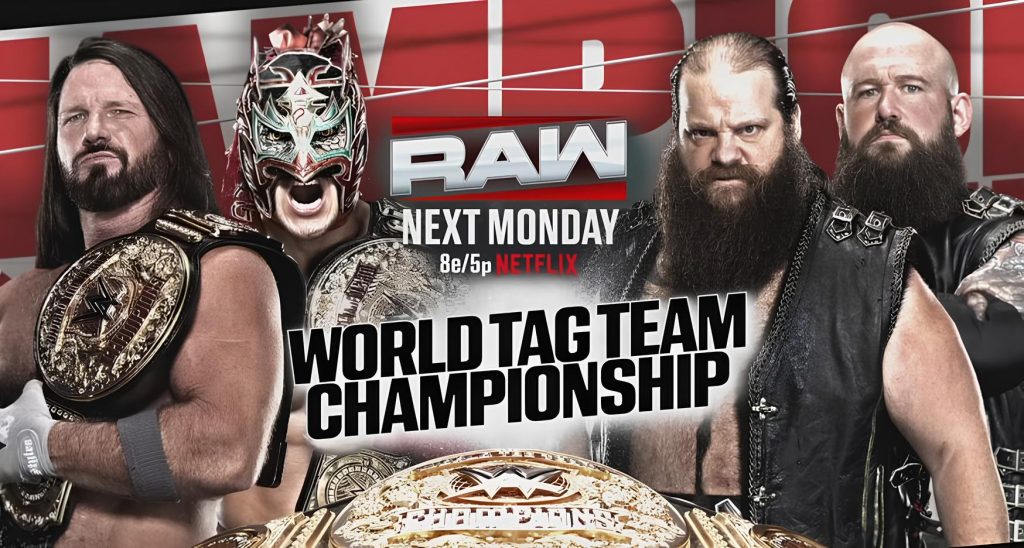 December 8th WWE Raw Lineup Expands With Title Match