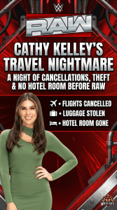 Cathy Kelley Shares Travel Nightmare Before WWE RAW