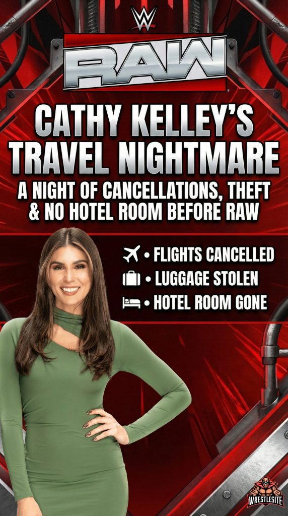 Cathy Kelley Shares Travel Nightmare Before WWE RAW