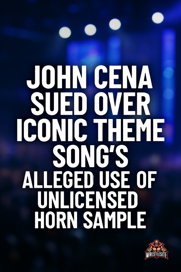 Lawsuit Filed Over John Cena’s Theme Song Alleges Unlicensed Horn Sampling