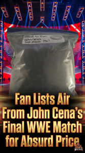 Fan Lists Air From John Cena’s Final WWE Match for Absurd Price