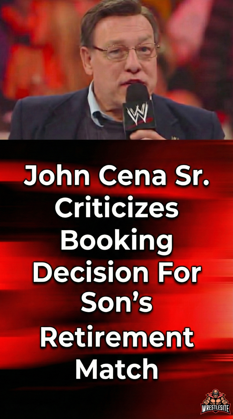John Cena Sr. Criticizes Booking Decision For Son’s Retirement Match