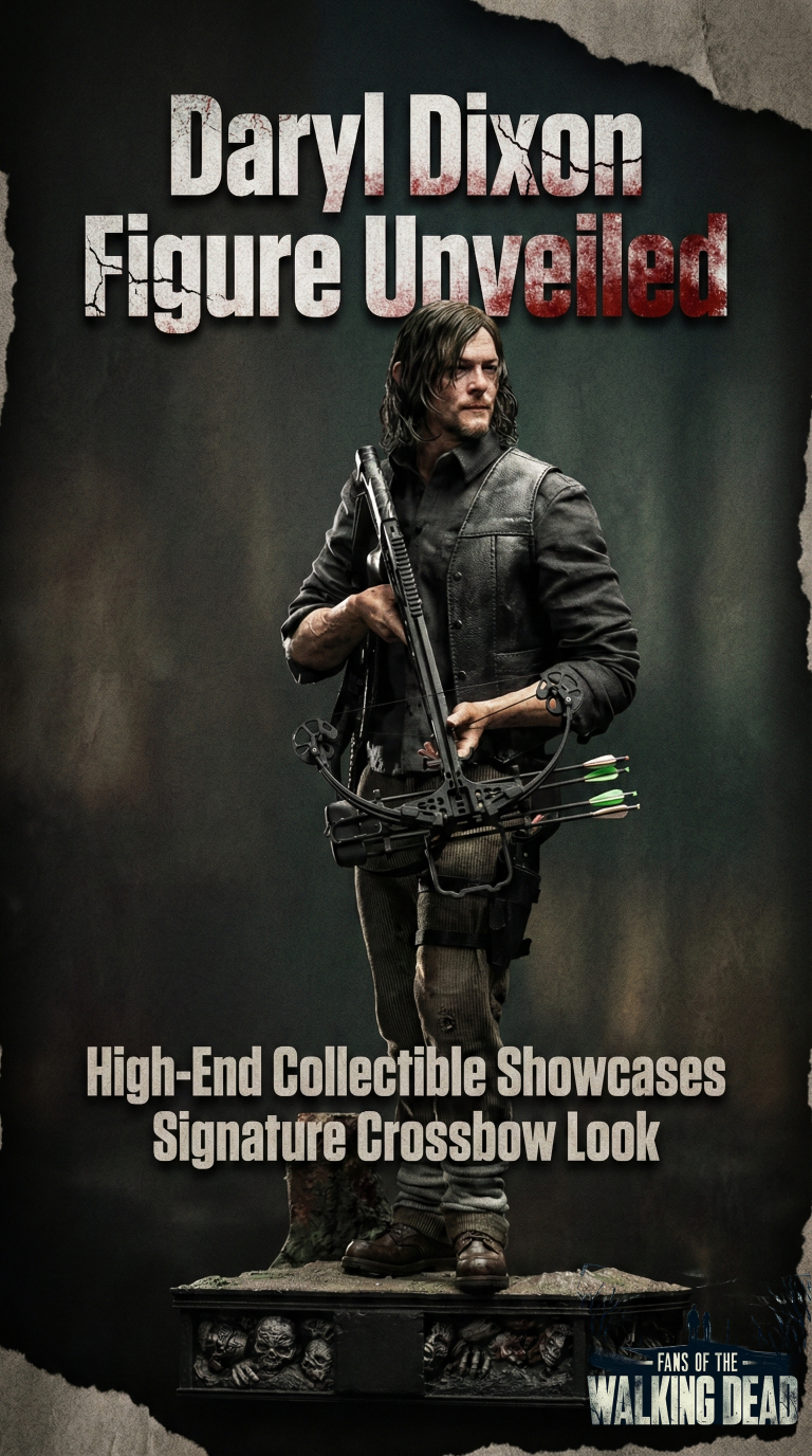 Daryl Dixon Sixth Scale Figure From InArt Brings Season Eight Look to Life