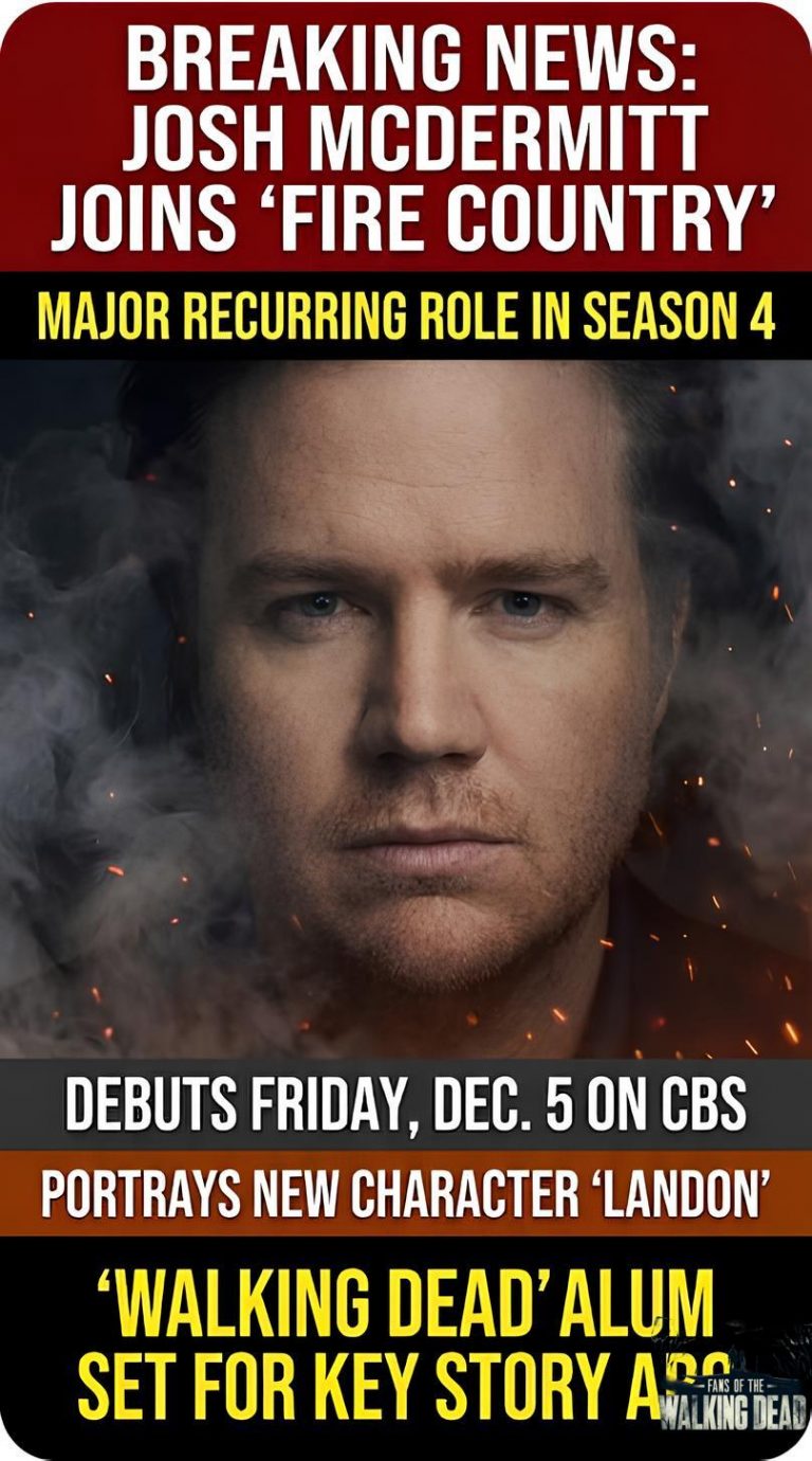 The Walking Dead Josh McDermitt Joins Fire Country Season 4 in Major Recurring Role