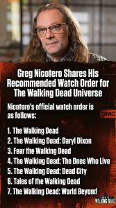 Greg Nicotero Shares His Recommended Watch Order for The Walking Dead Universe