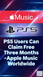 PS5 Users Can Claim Free Three Months of Apple Music Worldwide