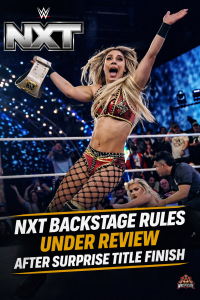 NXT Enforcing Strict New Backstage Rules Following Botched Title Change