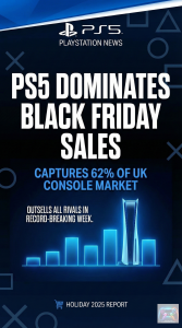 PlayStation 5 Crushes Competition In Black Friday Sales Battle