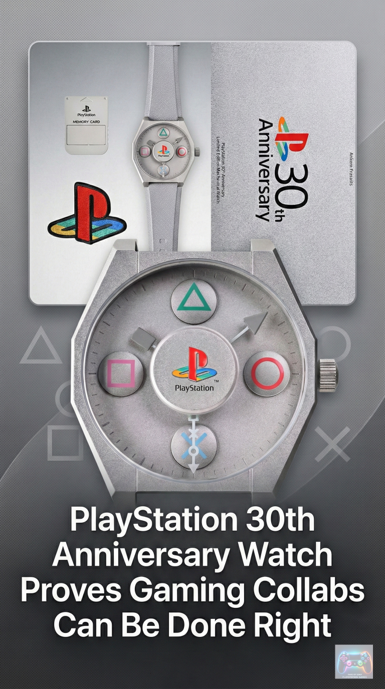 PlayStation 30th Anniversary Watch Proves Gaming Collabs Can Be Done Right