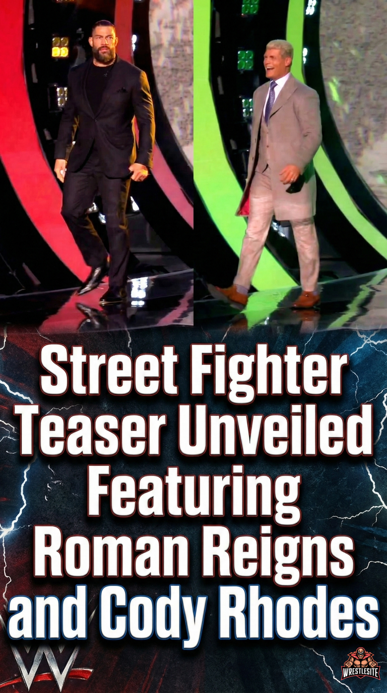 Street Fighter Teaser Unveiled Featuring Roman Reigns and Cody Rhodes