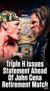 Triple H Issues Statement Ahead Of John Cena Retirement Match