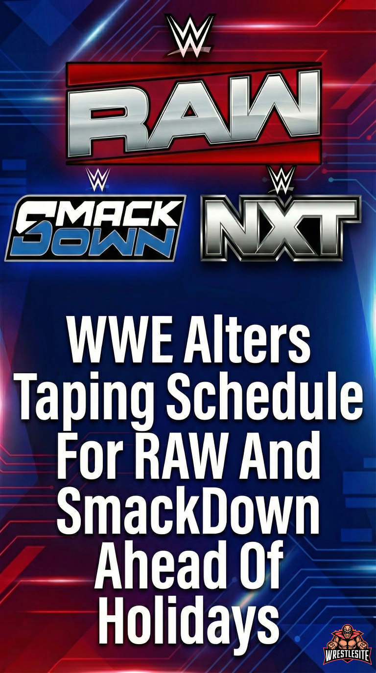 WWE Alters Taping Schedule For RAW And SmackDown Ahead Of Holidays
